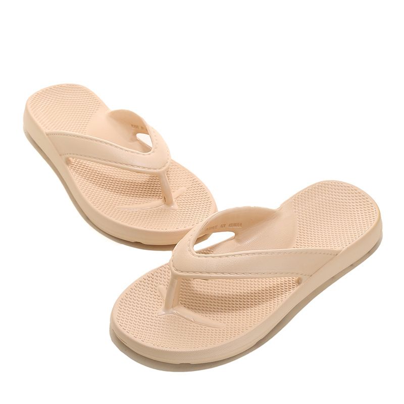 EVA herenpantoffels met visgraatmotief aan de buitenkant, clip-on strandschoenen voor koppels, schokabsorberende voetboogsteun voor_voghion.com