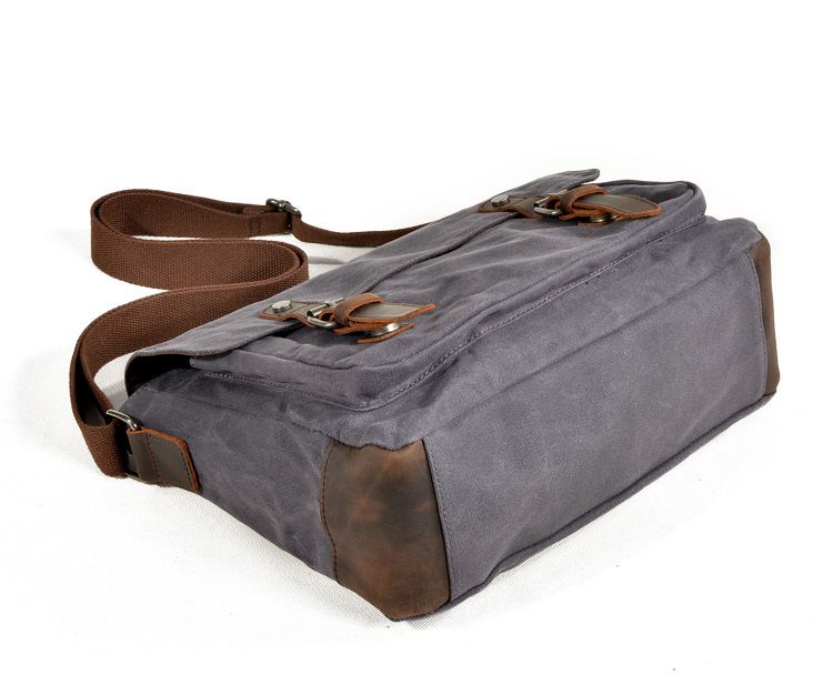 Men's Canvas Waterproof Crossbody Shoulder Bag 2025 Fall/Winter New Arrival_voghion.com