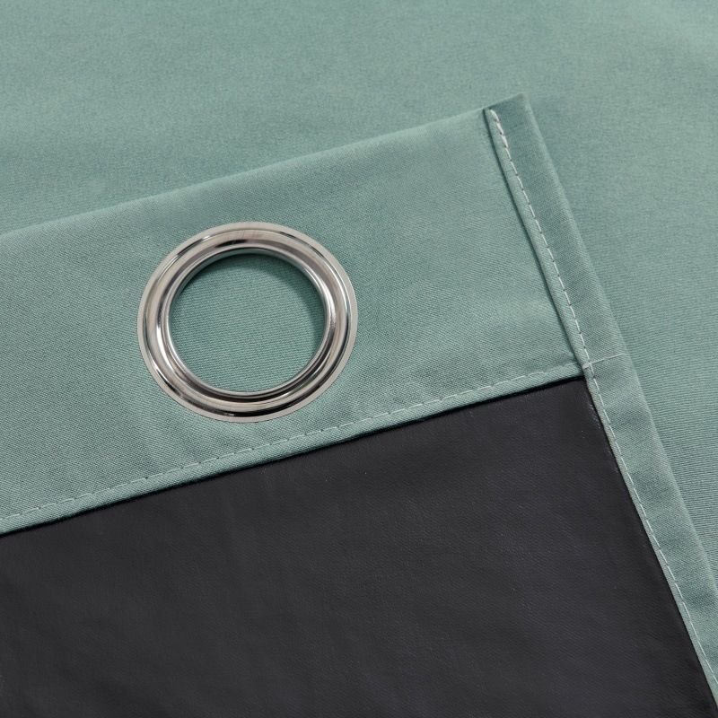 full blackout heat insulation curtains for bedroom with black lining room darkening noise reduction curtains_voghion.com
