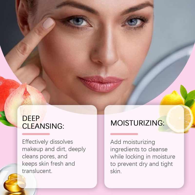 Make-up-Entferner-Balsam, Tiefenreinigung der Poren, Kosmetik, beruhigend, verbessert die Hautelastizität, erfrischend, feuchtigkeitsspendend, sanft_voghion.com