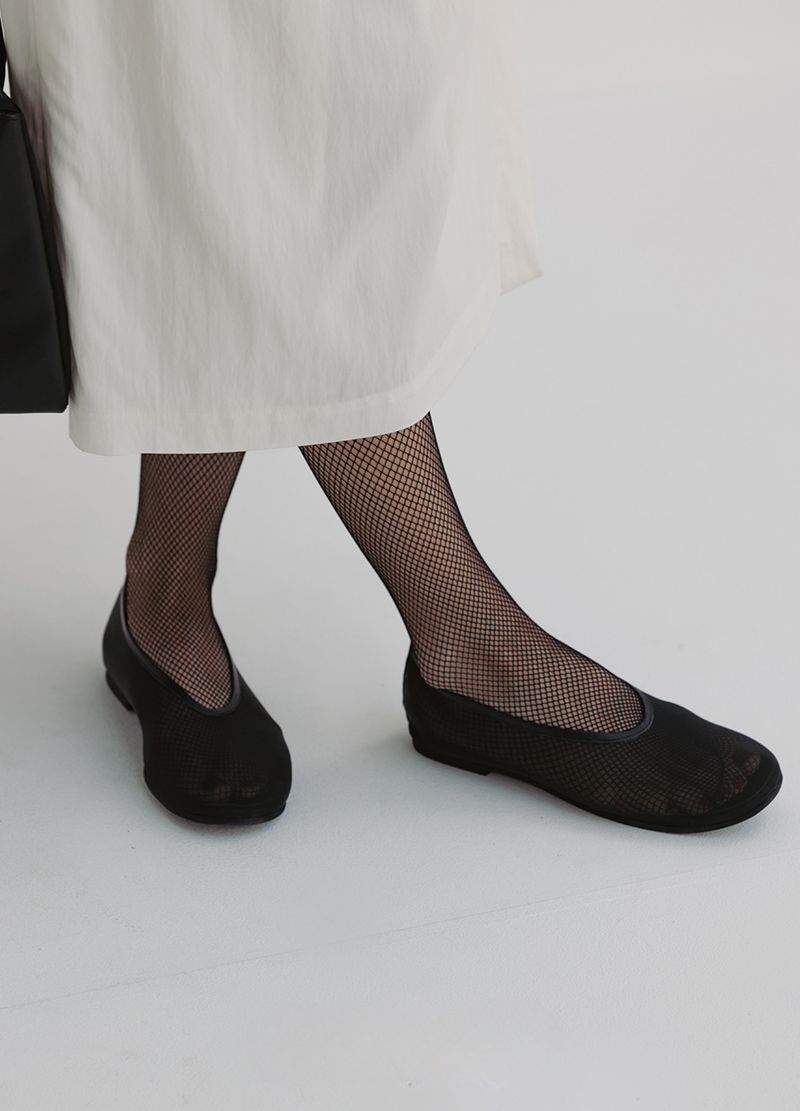Flache Mesh-Schuhe für Damen – atmungsaktiv und bequem (weiche Sohle, transparentes Design, klassischer Loafer-Stil)_voghion.com