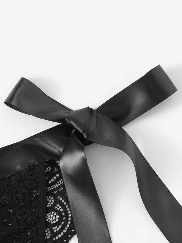 Wanqing Fun Sexy sous-vêtements fendus à trois points pour femmes_voghion.com