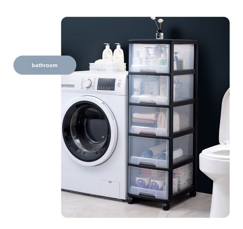 Buckle Storage Box Storage Cabinet Household Children's Wardrobe Snack Toy Cabinet Drawer Type Plastic Multi-Layer Storage Box_voghion.com