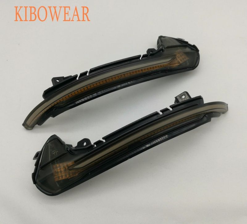 Kibowear per A6 C7 S6 4G RS6 Scorrimento dinamico LED che scorre Indicatori di direzione Luci specchietti laterali Lampeggiatore sequenziale 2013 2015 2017_voghion.com