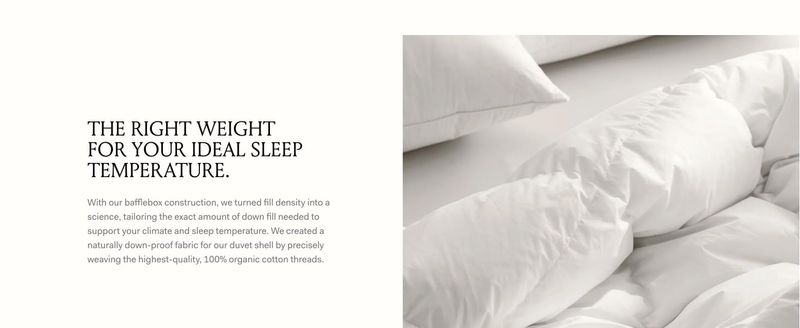 Down Duvet Insert - Full/Queen, All Season - Luxury Shell - Cruelty-Free U.S. Down Bedding - Bafflebox, Maintains Loft_voghion.com