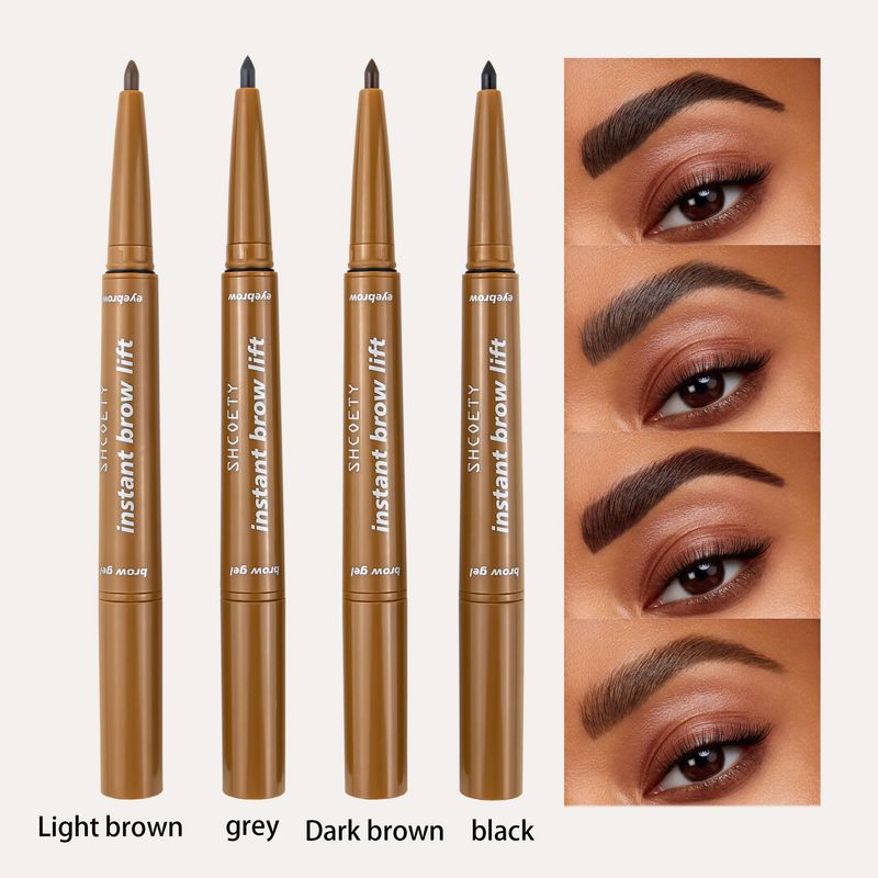 Eyebrow Enhancers Eyebrow Pencil With Eyebrow Glue Automatically Rotates Waterproof And Non Fading Natural And Long Lasting Eyebrow Dyeing Cream_voghion.com