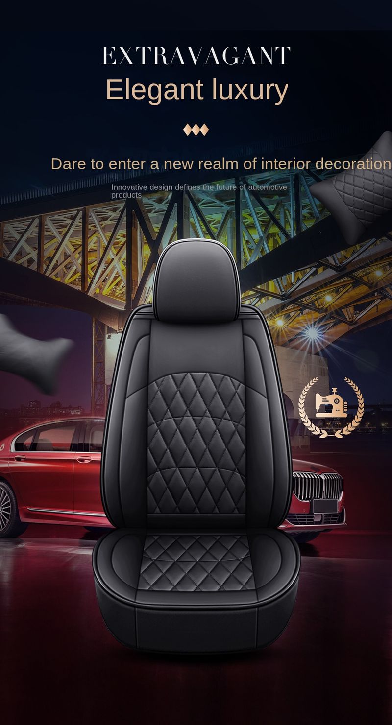 Housse de siège universelle pour Série 1 E81 E87 E88 F20 F21 F40 F52, accessoires de voiture, détails intérieurs, protection de siège_voghion.com
