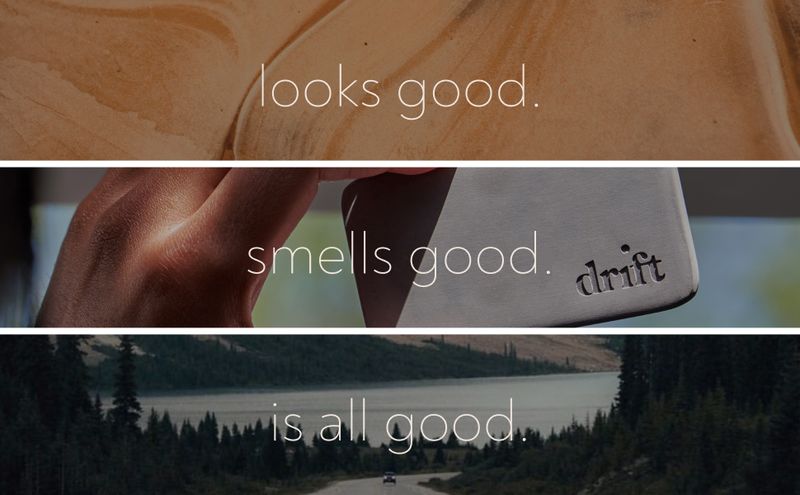 Désodorisant pour voiture Drift - Désodorisant boisé - Éliminateur d'odeurs pour voiture - Kit de démarrage parfum teck_voghion.com