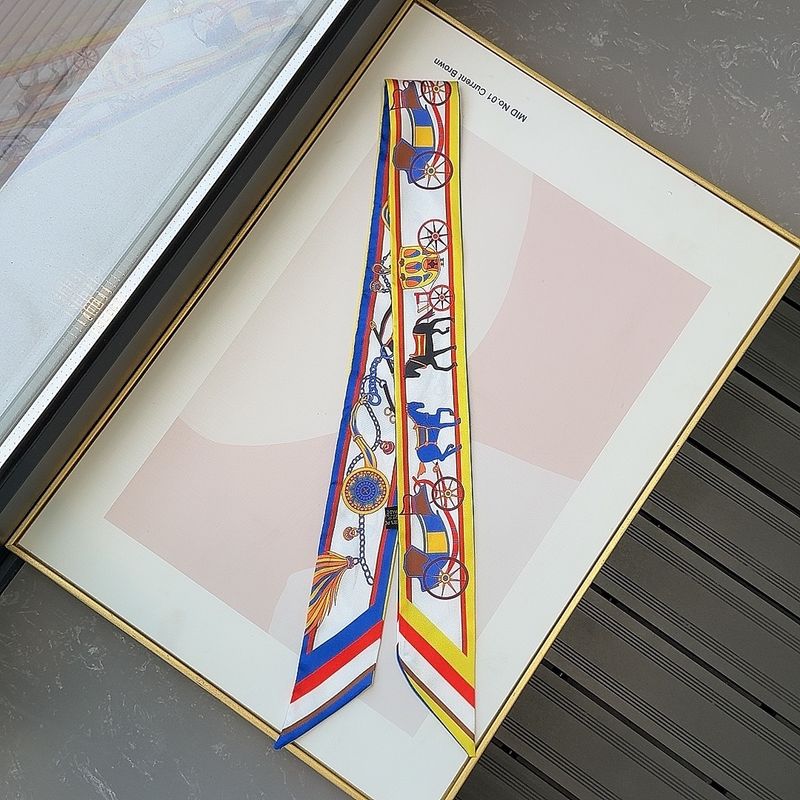 Kleiner Schal für Taschengriffe, Köperband, Haarband, Eiscreme-Print_voghion.com