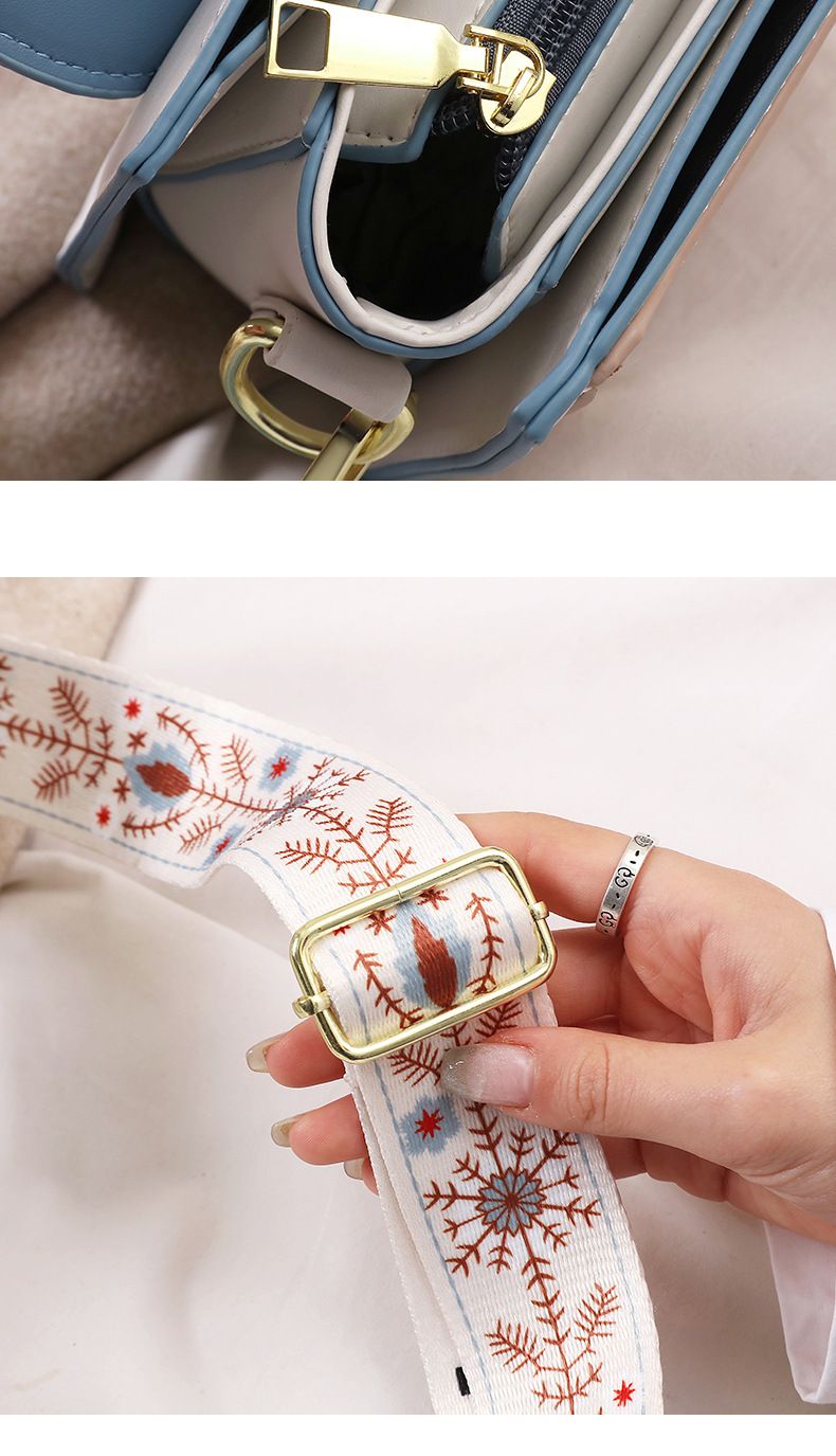 Valentine's Day gift small bag for women summer new fashion shoulder bag niche wide shoulder strap messenger bag_voghion.com