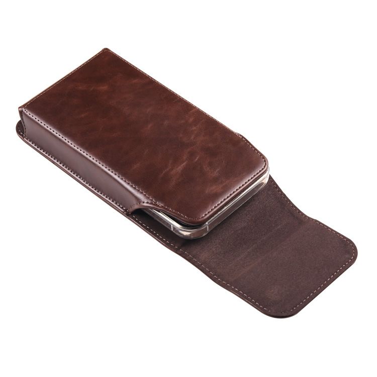 Borsa per cellulare, design minimalista, marsupio per cellulare, fibbia magnetica verticale, cinturino in vita, custodia in pelle, da uomo_voghion.com
