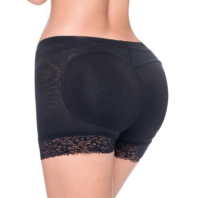 Realzador de cadera botín cintura alta acolchado levantador de glúteos bragas con control de barriga calzoncillos fajas con almohadilla pantalones cortos cuerpo S_voghion.com