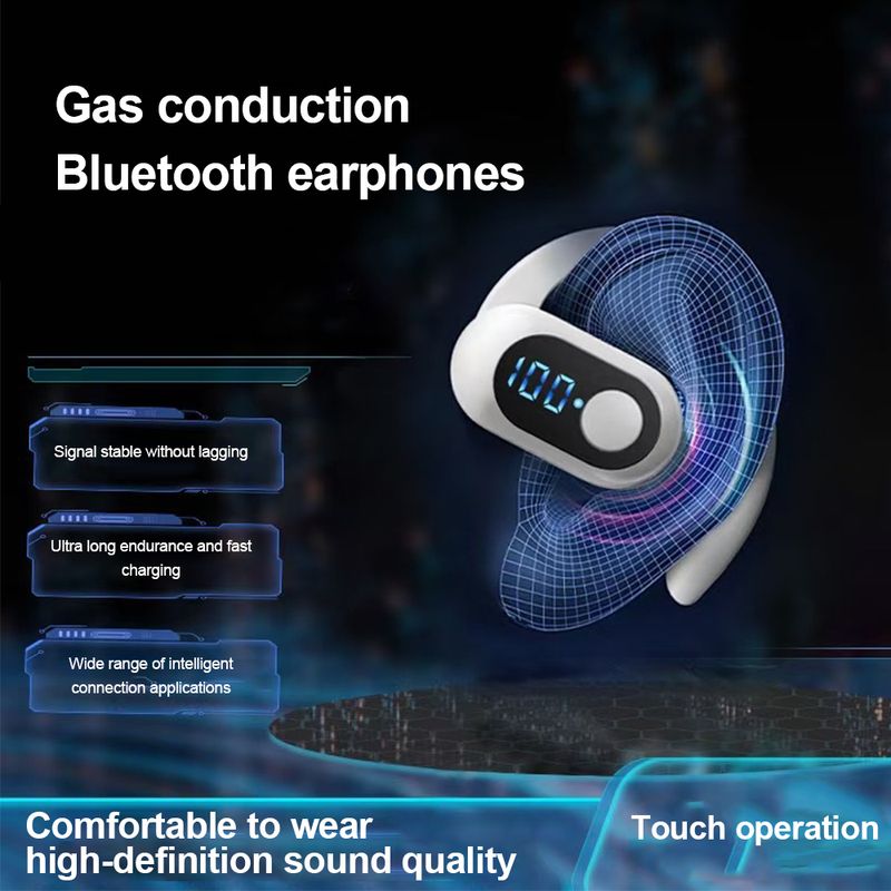 Bluetooth 5.3 Headphone TWS Wireless Ear Hook Earphone HiFi Stereo Noise Reduction Headset Waterproof Earbud For Huawei_voghion.com