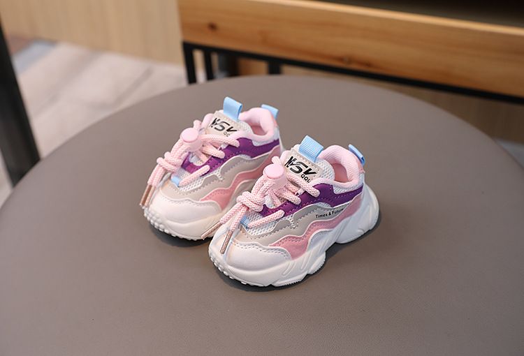 A generation of foreign trade father shoes Children's toddler shoes breathable mesh sneakers 0-3 years old men's and women's baby shoes 1_voghion.com
