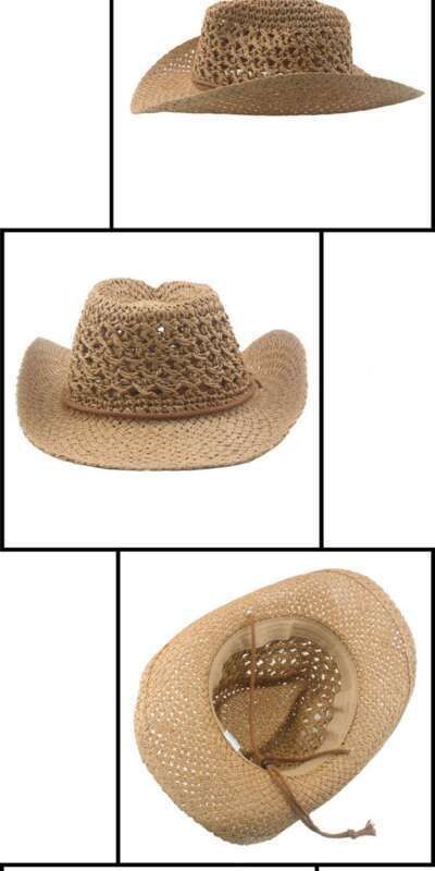 【 Multiple Color Options 】 Bohemian Men's Summer Cowboy Straw Foldable Leisure Mountaineering Breathable Cool Sunshade_voghion.com