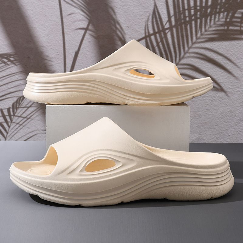 Pantofole estive da uomo con suola spessa, versatili, resistenti all'usura, con piedini antiscivolo in EVA e inodori, di alta qualità e alla moda._voghion.com