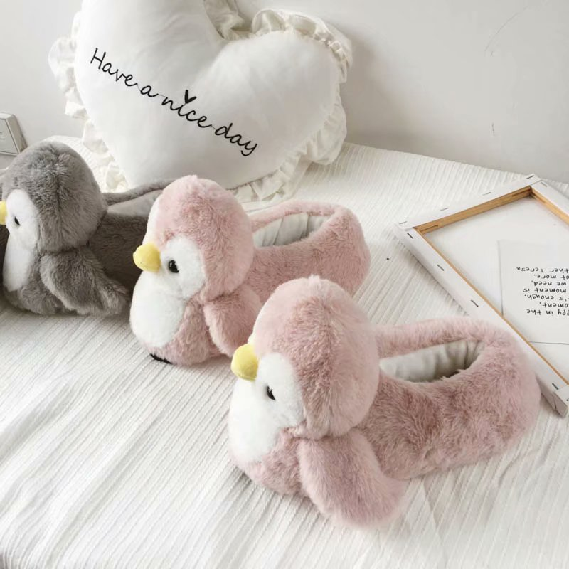 Ženske plišaste jesenske čevlji za notranjo uporabo na prostem, lahki, pralni v pralnem stroju, nedrseči hišni čevlji_voghion.com