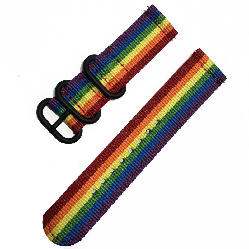 Watchbands Gear S3 S2 Thick Nylon Canvas Watch Strap 9 Colors_voghion.com