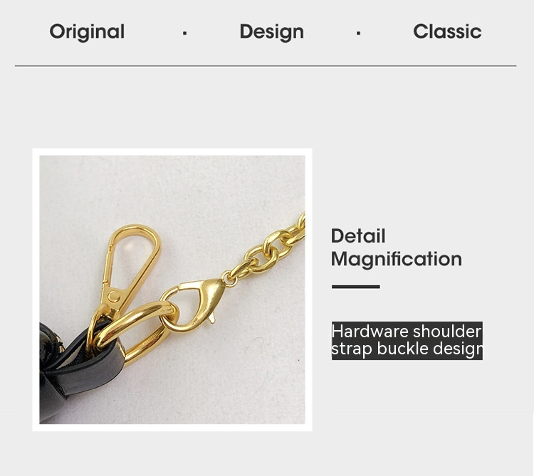 French Semicircular Niche Design Handbag for Women 2024 New High-end Mirror Chain Shoulder Bag Versatile Crossbody Bag_voghion.com