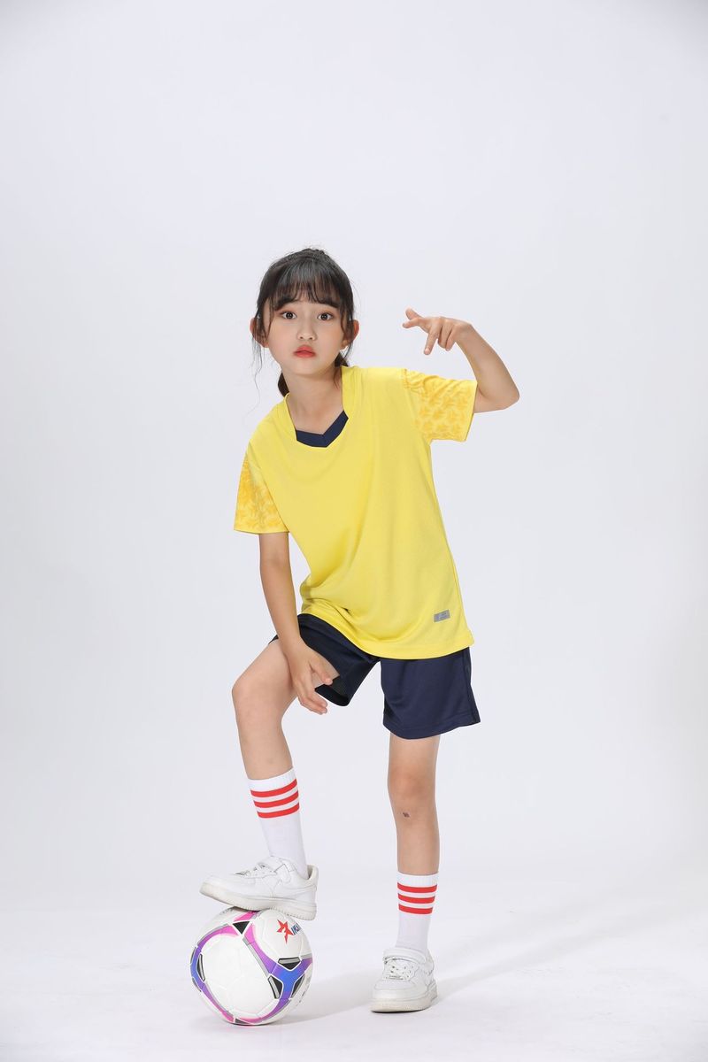 Summer children's sports quick drying clothes, training suit, short sleeved football basketball pants set, summer_voghion.com