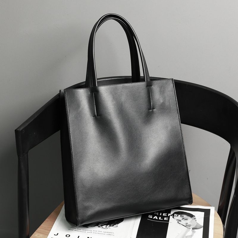 Men’s Bags Men's Vertical Handbag Simple Fashion Trend Personality Mother And Child Bag Commuting Business Computer Bag_voghion.com