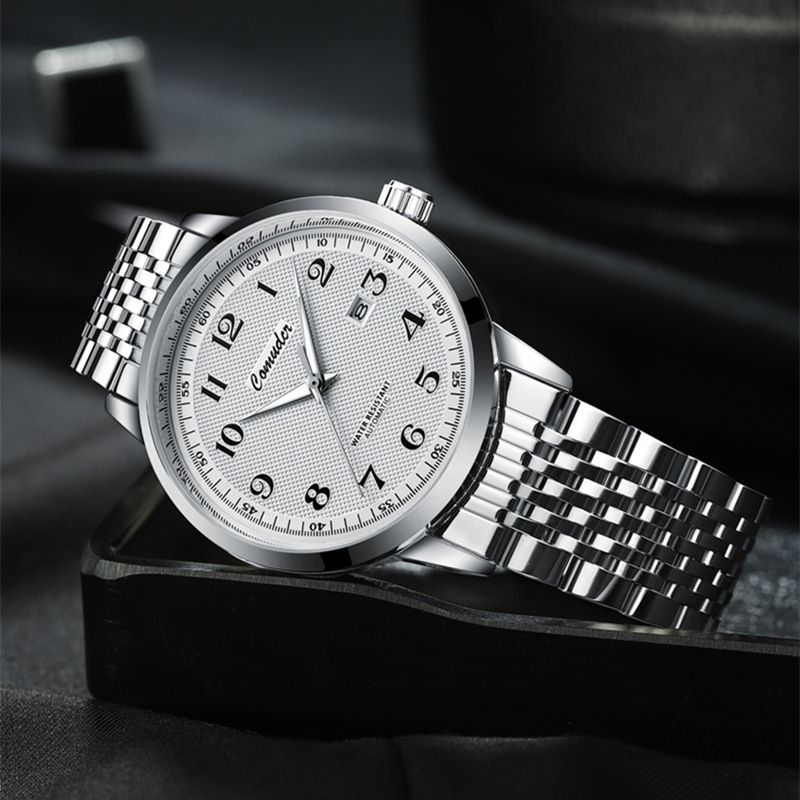 Reloj mecánico hueco, completamente automático, nuevo, resistente al agua, moderno y luminoso con calendario para hombre, nuevo y Kuaishou._voghion.com