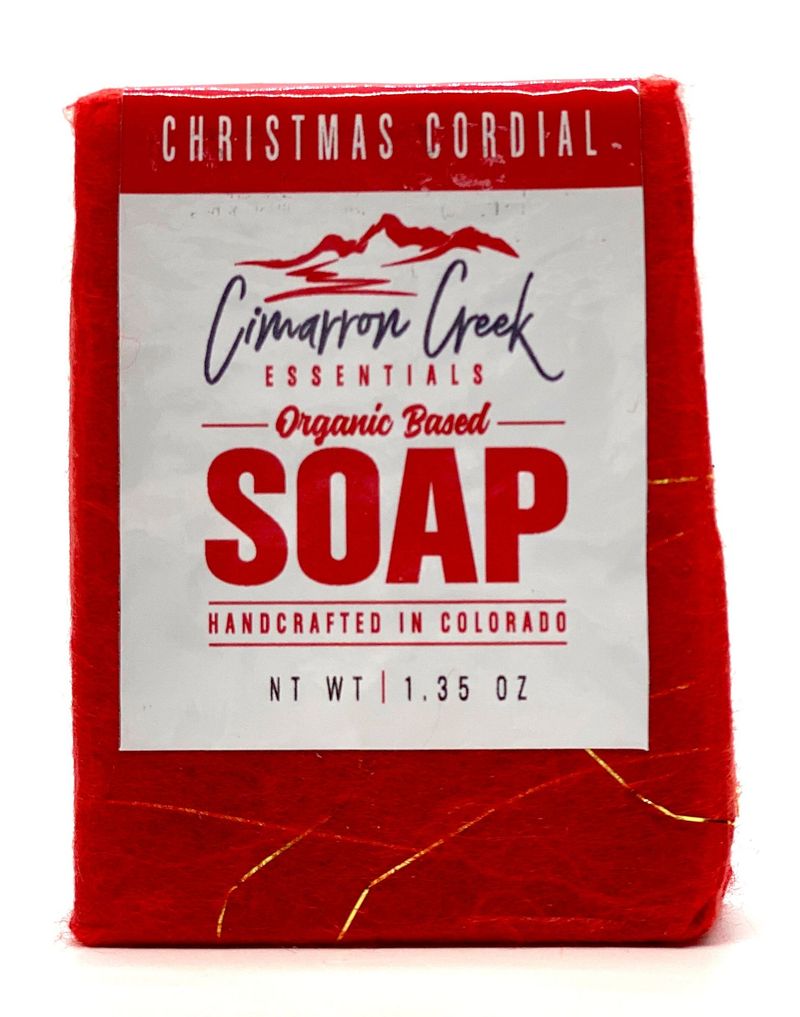 Christmas Cordial Organic Bar Soap 5.4oz_voghion.com