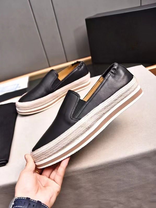 New Style 2025 Summer New Genuine Lazy Casual Slip-On Men's Nubuck Leather Fisherman Shoes Trend_voghion.com