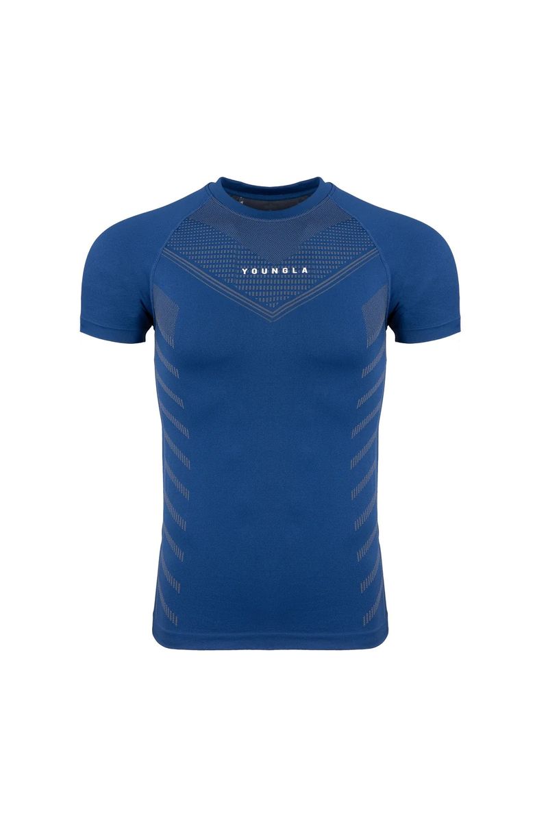 YOUNGLA Herren T-Shirt Für Sport, Fitness, Schnell Trocknend, Atmungsaktiv Stretch Fitness Anzug, Jogger Outdoor Running_voghion.com