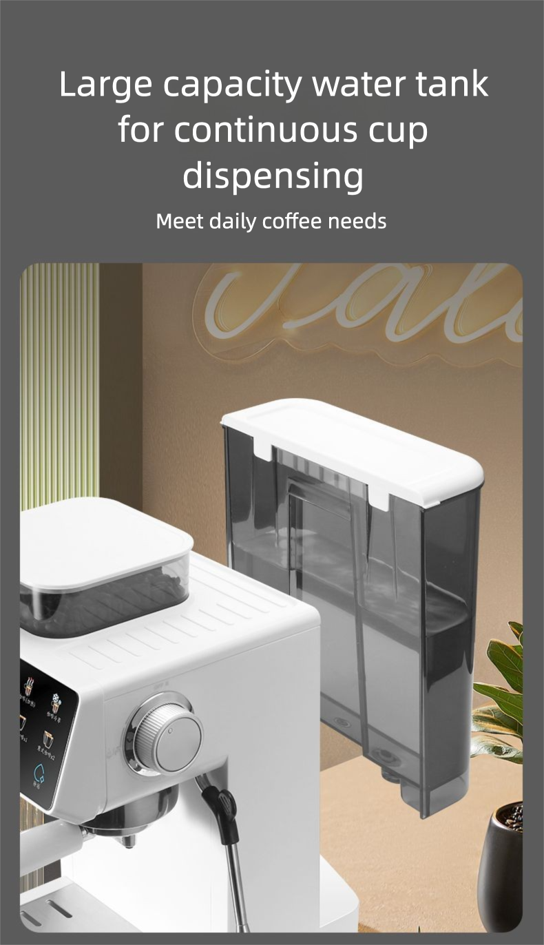 Automatic Grinding Integrated Hot And Cold Dual Brew Coffee Machine Espresso Home Small Commercial Office Steam Milk_voghion.com