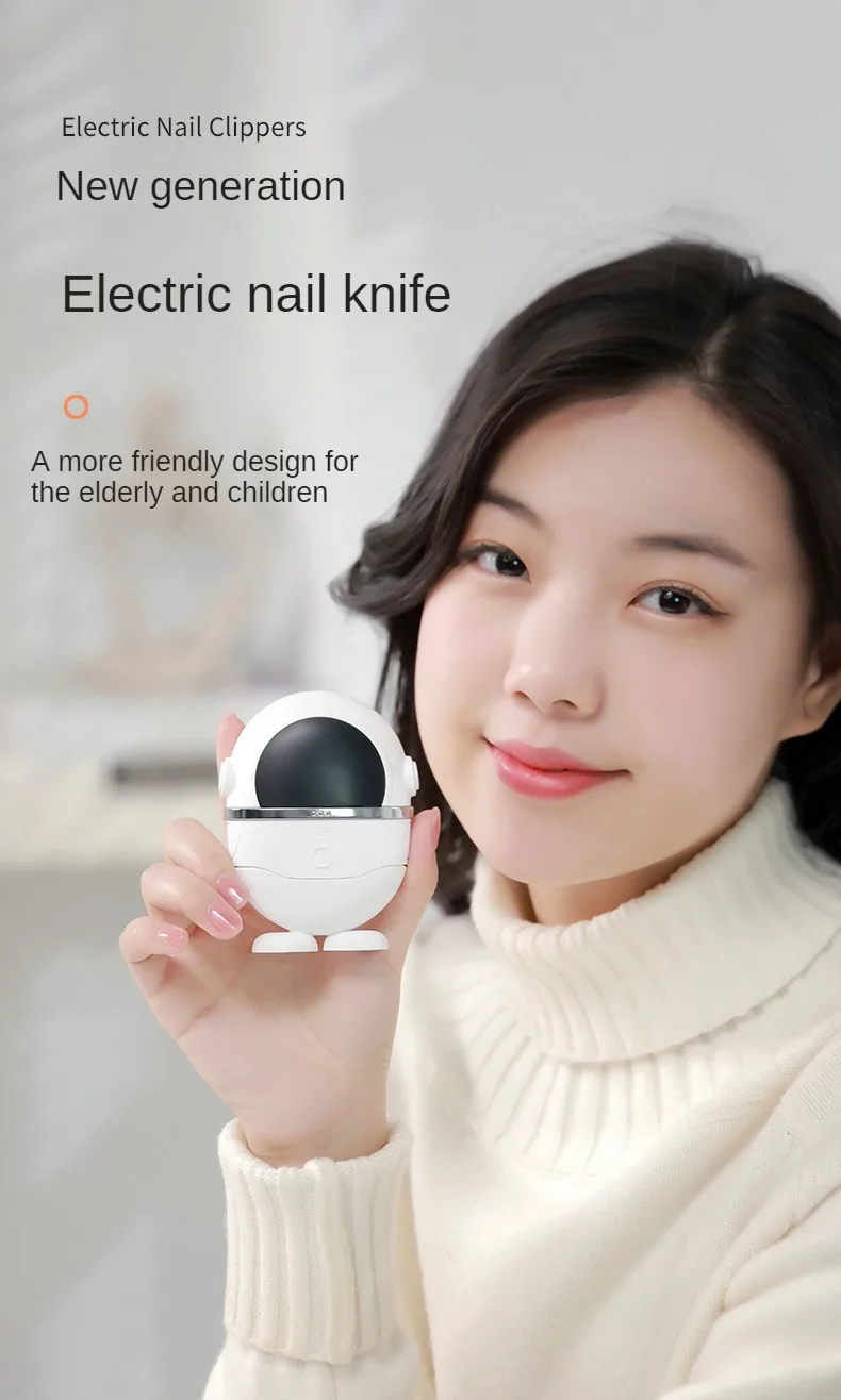 Elektrische Sicherheit 1 Automatische Fingernagelknipser Tragbarer Nageltrimmer Für Kinder Erwachsene Ältere Finger_voghion.com