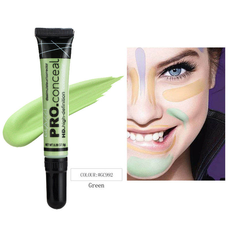 GLAZZI9 color acne black eye circles, durable non sticking powder, concealer, liquid foundation, makeup_voghion.com