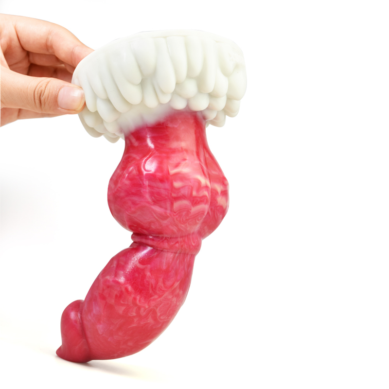 NNSX Dog Knot Dildo con Sucke Silicone Fo Vibato Multicolo Dick Punta a punta Giocattoli sessuali per adulti per uomini Avanzati_voghion.com