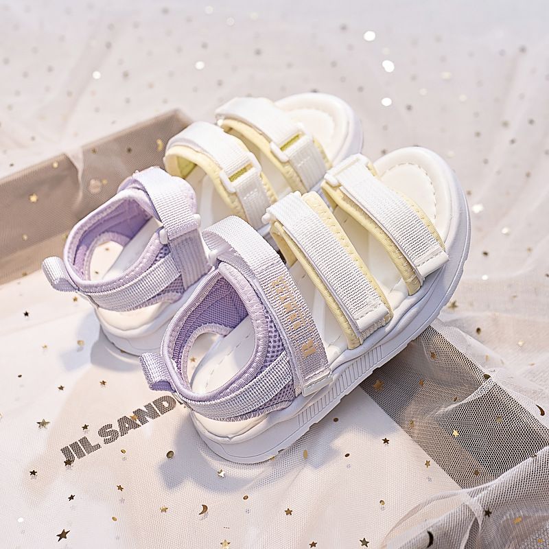 2024 New for and Girls Mid size Big Children's Soft Sole Sandals with Western Style Summer Princess Beach Shoes_voghion.com
