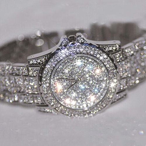 Yamaler Montre-bracelet à quartz avec bracelet en acier inoxydable pour femme_voghion.com