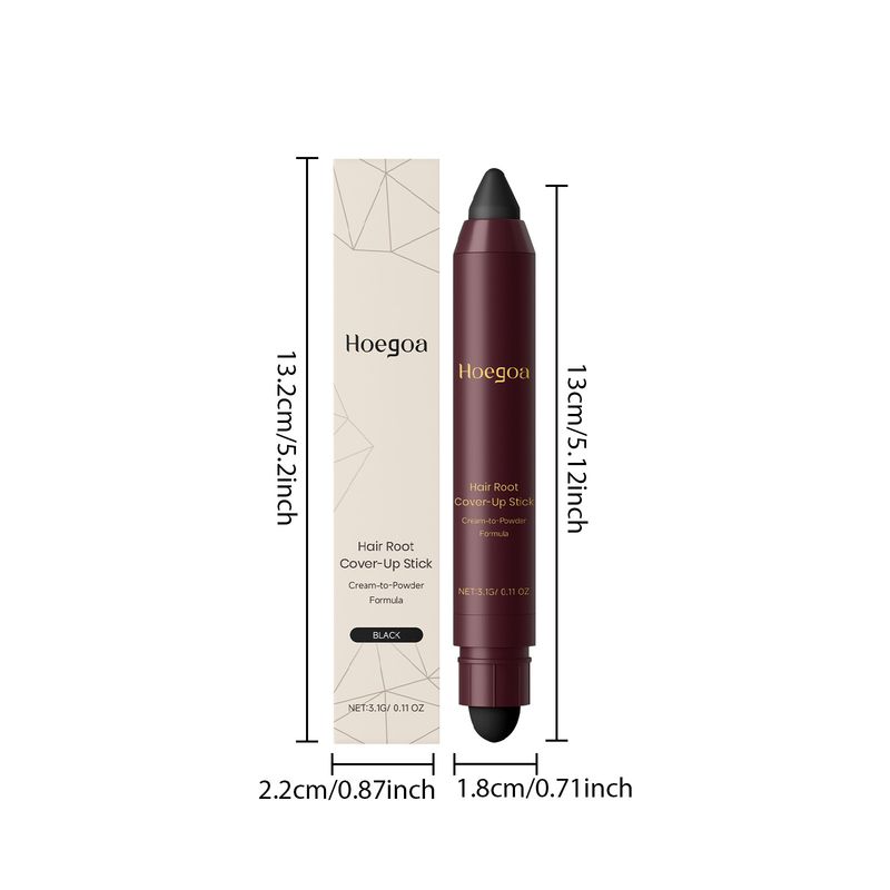 HOEGOA Pflanzenextrakt Haarwurzel Tägliche Pflege Natürlicher Haaransatz-Concealer Modischer tragbarer Farbfüllstift_voghion.com