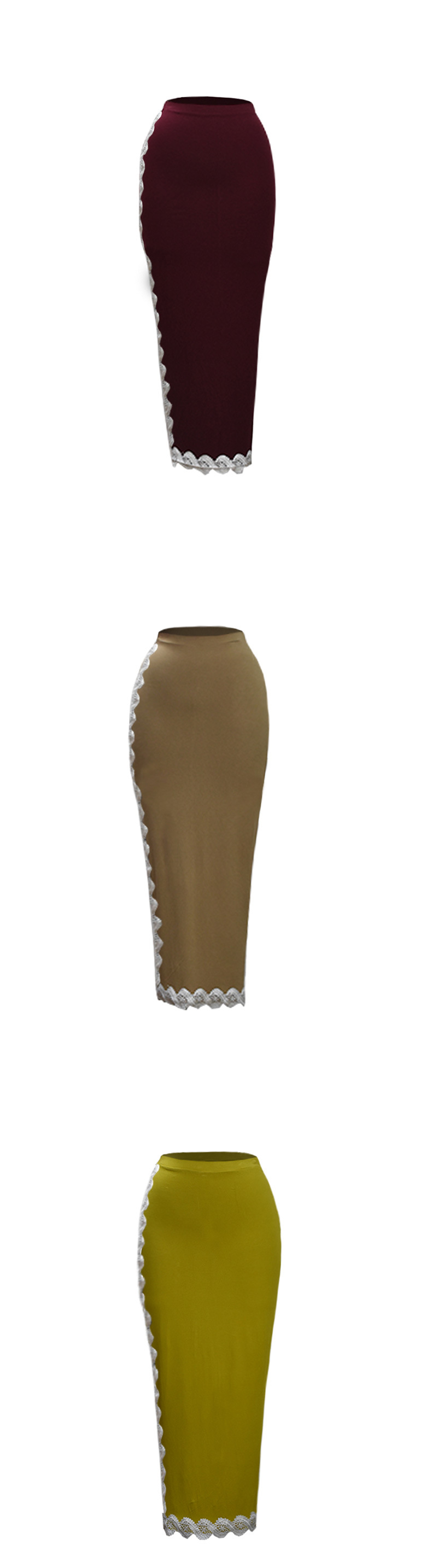 Women's fashion waist slimming elastic Modal skirt_voghion.com