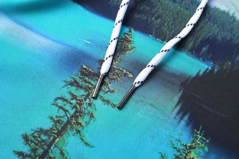 Men's Clothing Summer Lakeside Forest Pattern Printed Trousers Beach Pants_voghion.com