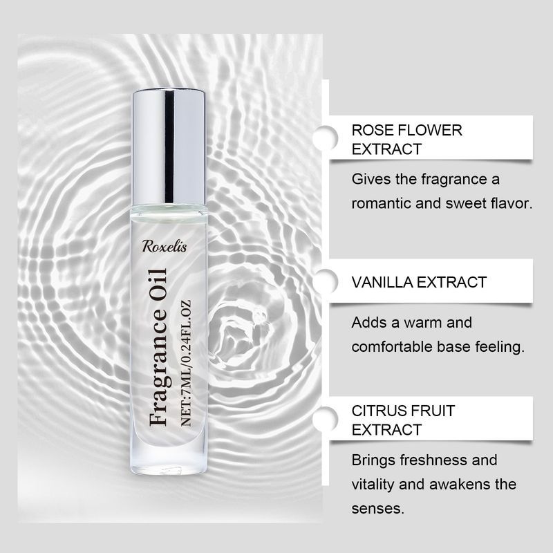 Women's Fragrance Perfume Light Fragrance Fresh Flower Fragrance Rose Charm Vanilla Neck Wrist Fragrance Portable Perfume_voghion.com