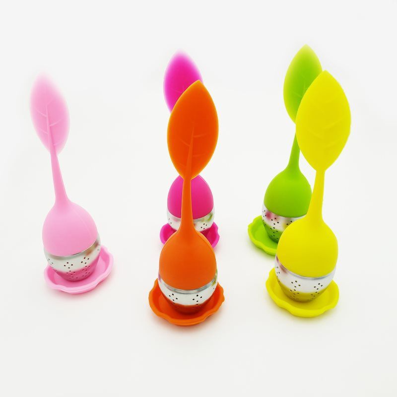 Ferramentas para preparar chá coador de chá de folhas de silicone coador de chá de folhas filtro de chá coador de chá de silicone_voghion.com
