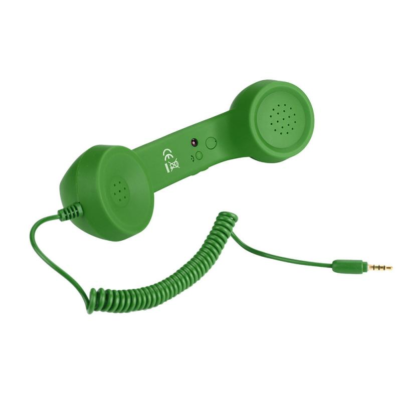 Mobile retro Phone Style Microphone Speaker Handle Headset Handset Universal Type_voghion.com