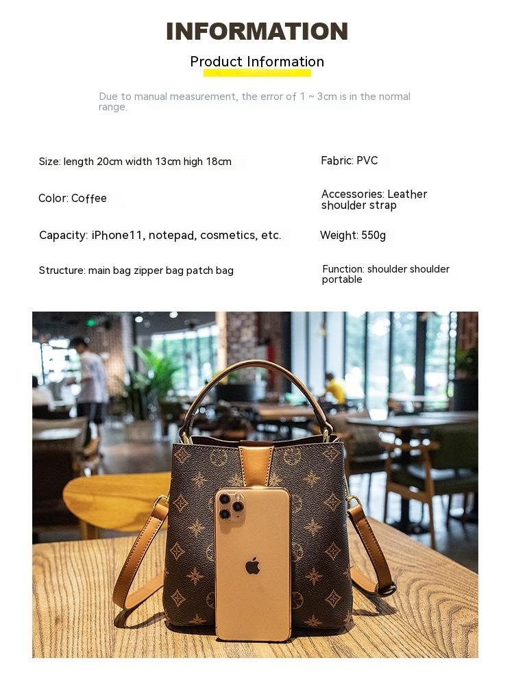 Nuova borsa a secchiello per l'acqua alla moda e avanzata Borsa a tracolla per ridurre l'età della moda Borsa a tracolla portatile alla moda_voghion.com