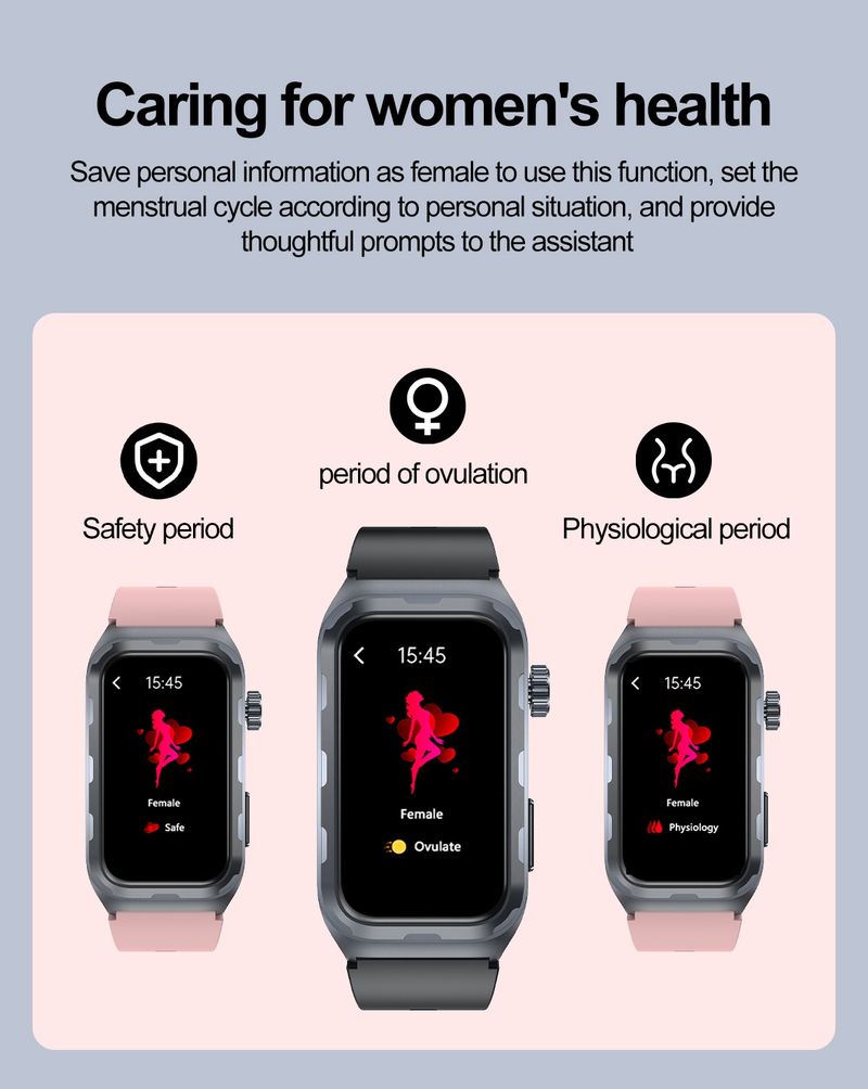 Touch Screen Wearable Devices Smart Watch Bracelet IP68 TK79 Calling Heart Rate ECG Health Digital Best Smart Watch 2025_voghion.com