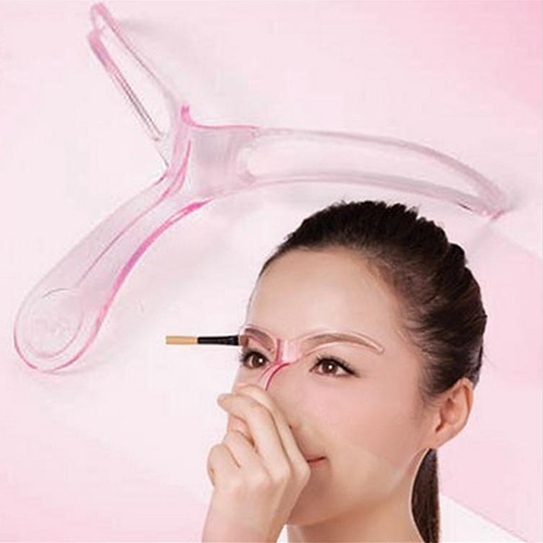 BeautyLife Women\'s Reusable Eyebrow Stencils Shaping Grooming Eye Brow Make Up Template_voghion.com