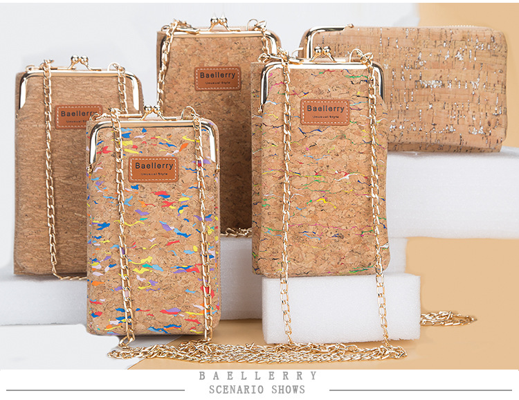 New Daily Versatile Phone Bag for Women Korean Edition Large Capacity Crossbody Bag Fashion Wood Grain Multi Card Women's Wallet_voghion.com