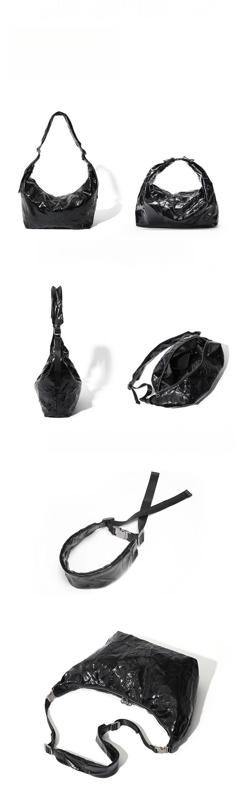 Lässige Umhängetasche mit großer Kapazität, Unterarm-Handtasche, Damen-Einkaufstasche, vielseitig_voghion.com