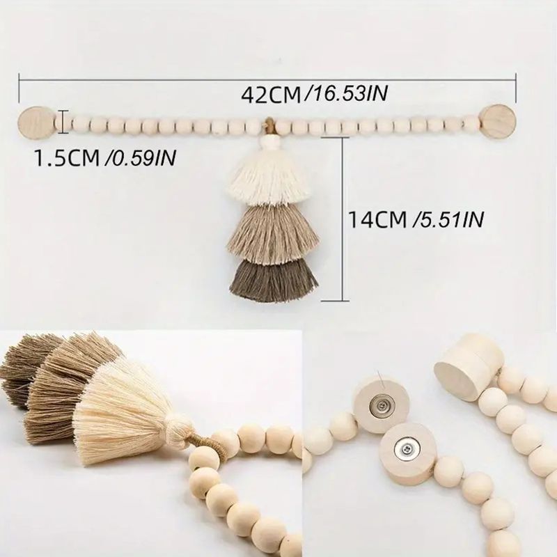 Magnetische Vorhang-Raffhalter mit Quasten – Moderner minimalistischer Stil, kein Bohren erforderlich, einfach zu verwenden, perfekt für transparente und leichte Vorhänge_voghion.com