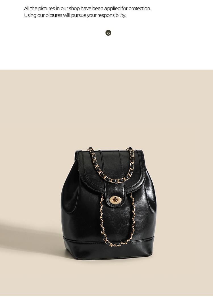 【Esclusiva dal vivo】Zaino con catena di nicchia in stile coreano 2025 Nuova borsa a tracolla da viaggio da donna alla moda per pendolari_voghion.com