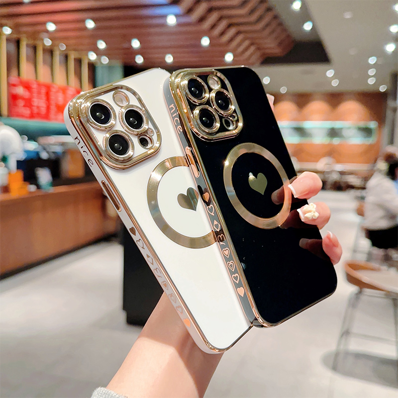 Coque de protection d'objectif en Silicone plaqué solide, étui pour iPhone 14 Pro Max 13 12 11 Pro Max 14 Plus_voghion.com