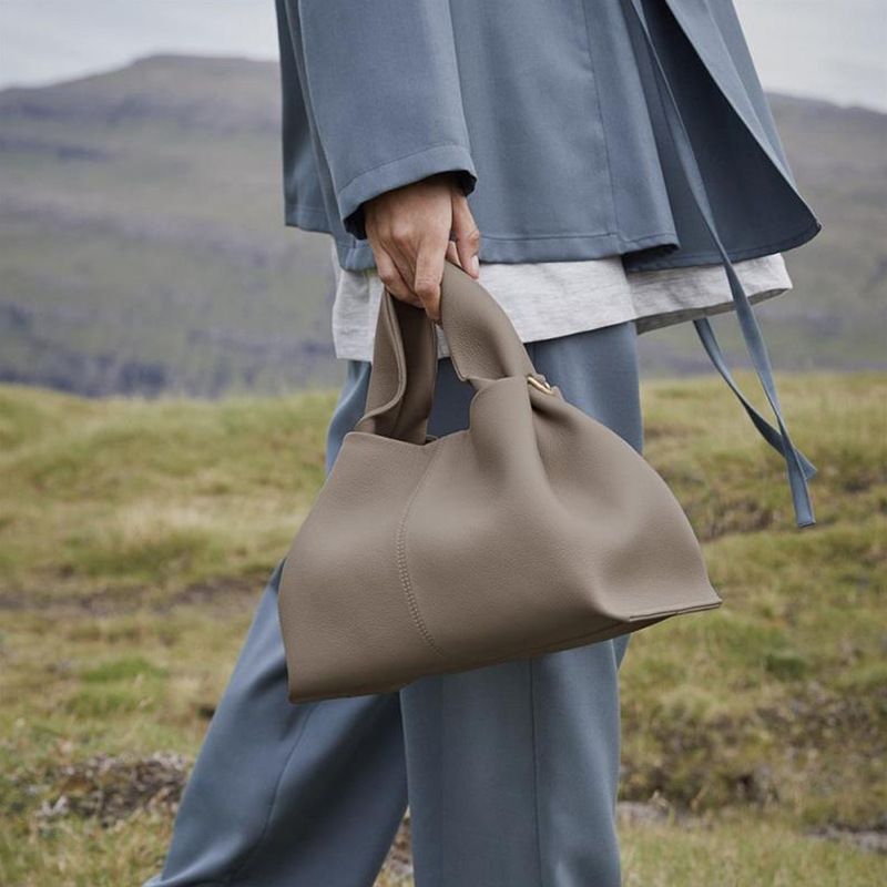 Borsa a tracolla da donna, borsa a tracolla leggera e alla moda, nuova borsa da pranzo in tinta unita, di lusso, di French Niche, 2025_voghion.com